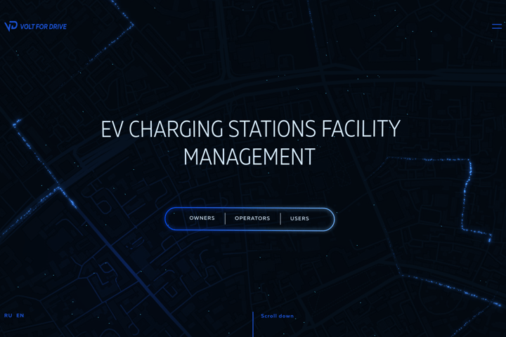 Volt for Drive website preview